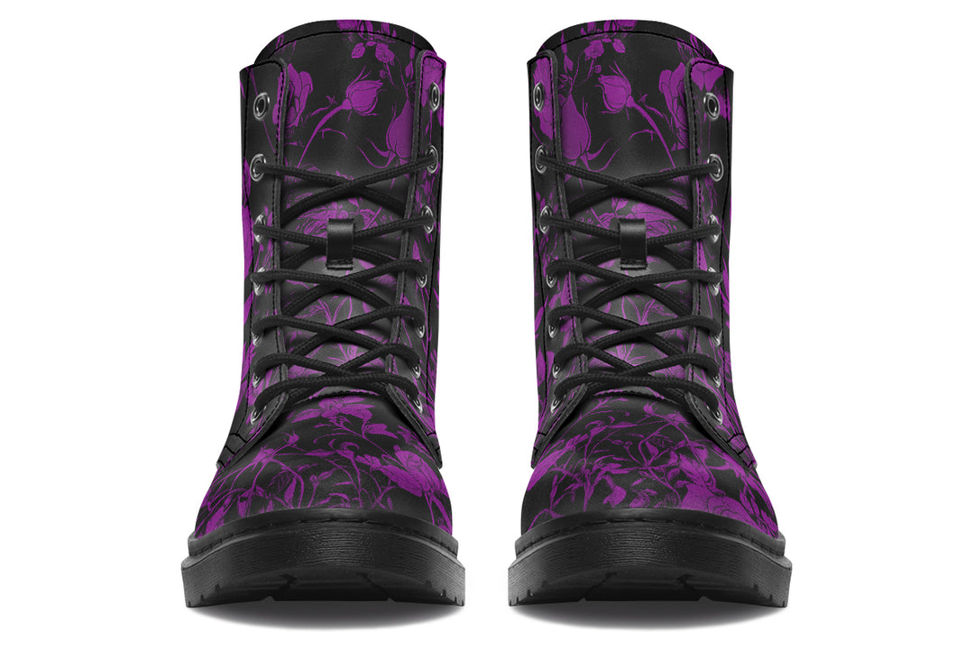 Purple Rose Romance Boots