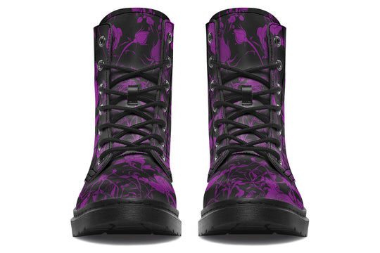 Purple Rose Romance Boots