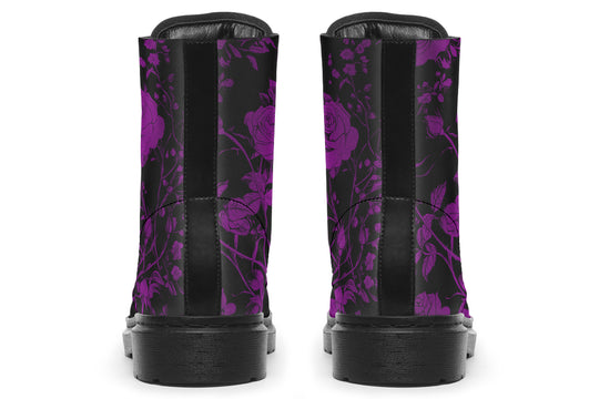 Purple Rose Romance Boots