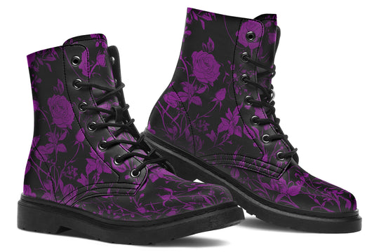 Purple Rose Romance Boots