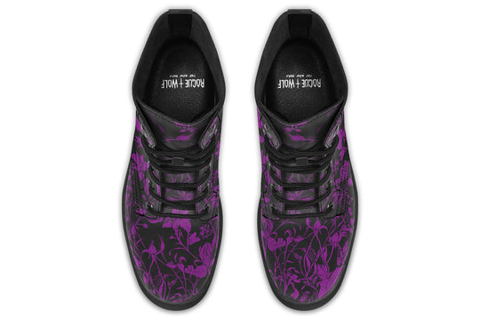 Purple Rose Romance Boots