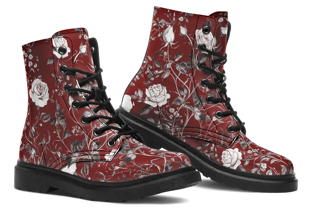 Red Rose Romance Boots