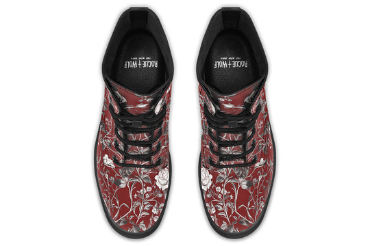 Red Rose Romance Boots