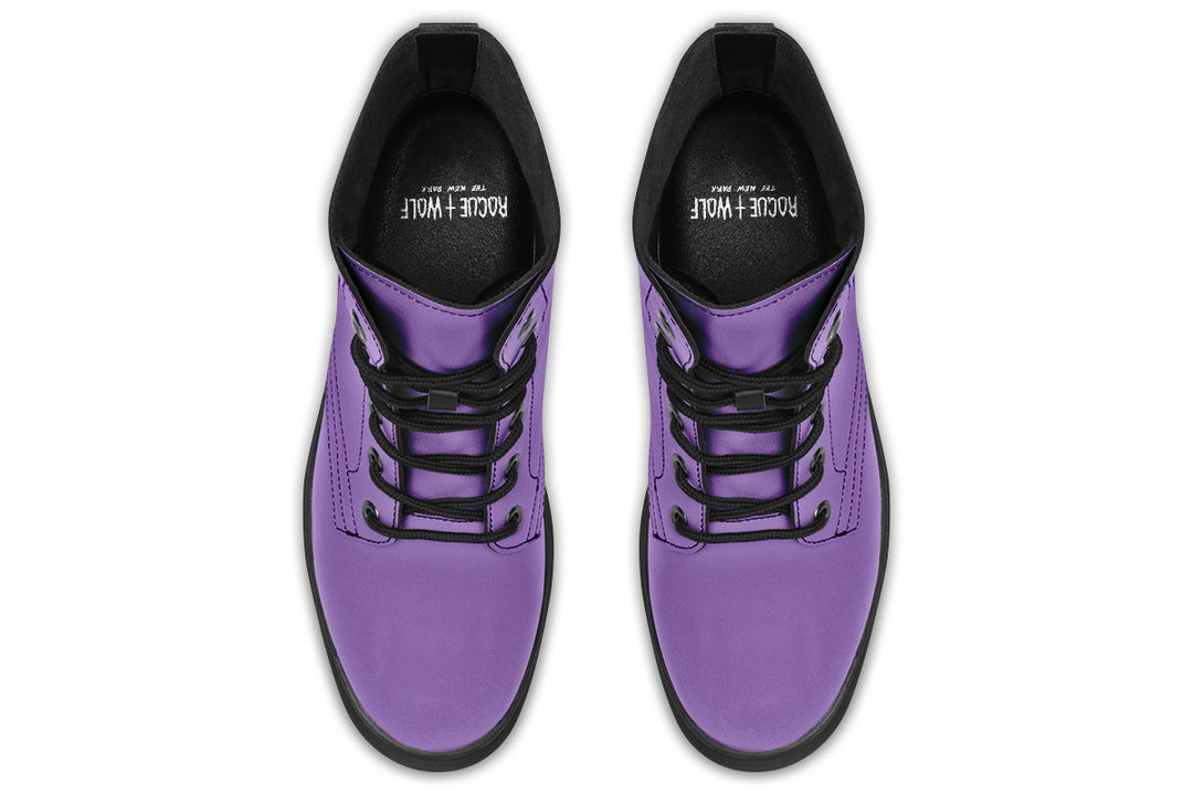 Retro Violet Boots