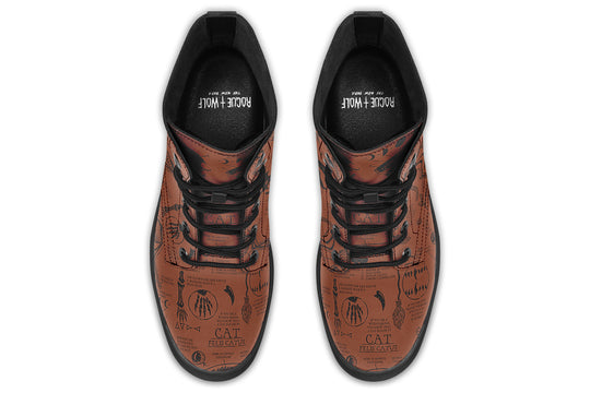 Rust Cat Study Boots