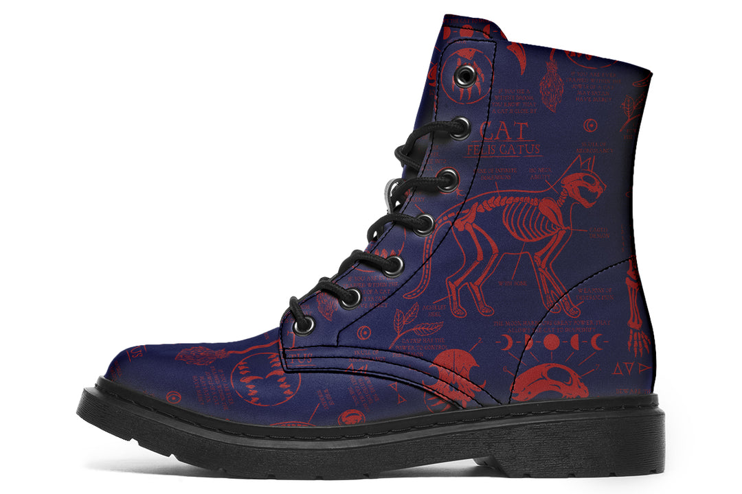 Scarlet Cat Study Boots