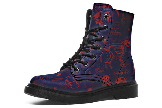 Scarlet Cat Study Boots