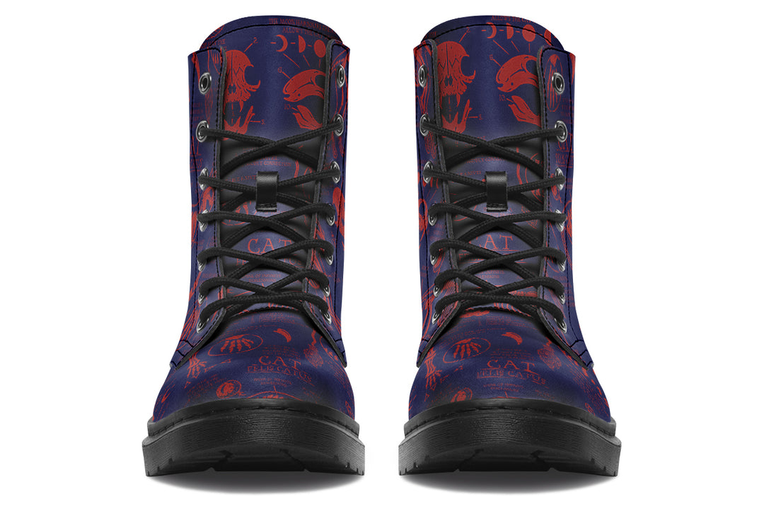 Scarlet Cat Study Boots