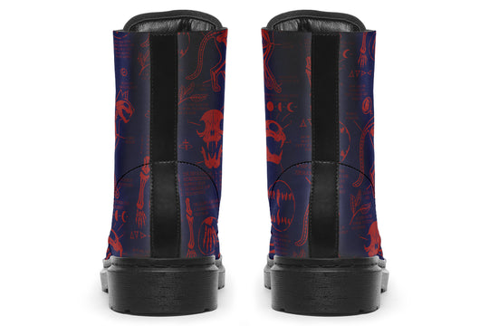 Scarlet Cat Study Boots