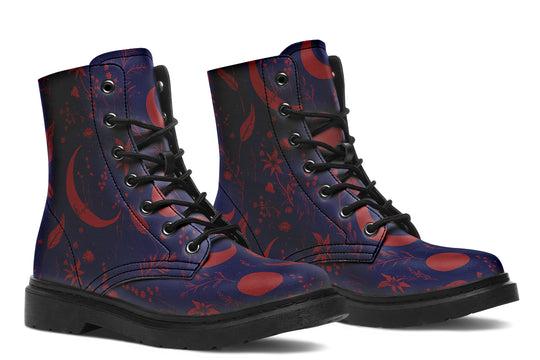 Scarlet Moonlit Botanica Boots