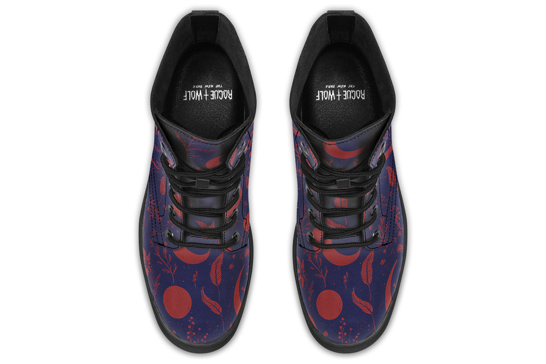 Scarlet Moonlit Botanica Boots