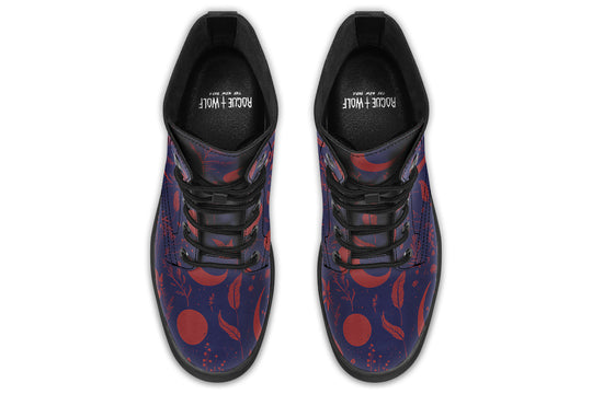 Scarlet Moonlit Botanica Boots