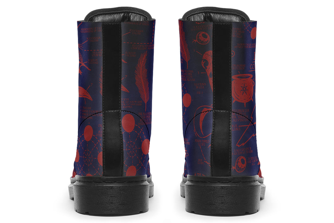 Scarlet Raven Study Boots