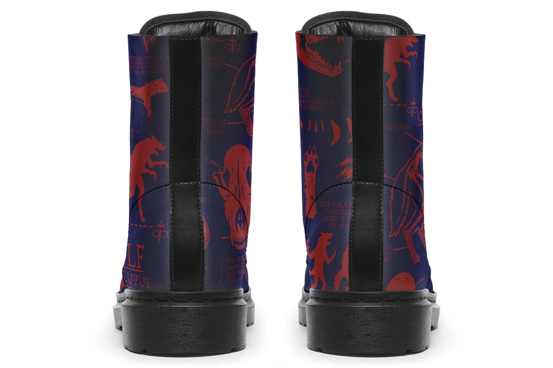 Scarlet Wolf Study Boots