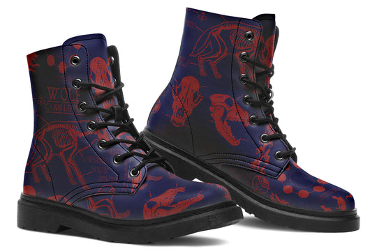 Scarlet Wolf Study Boots