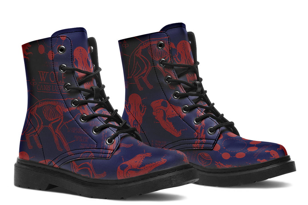 Scarlet Wolf Study Boots