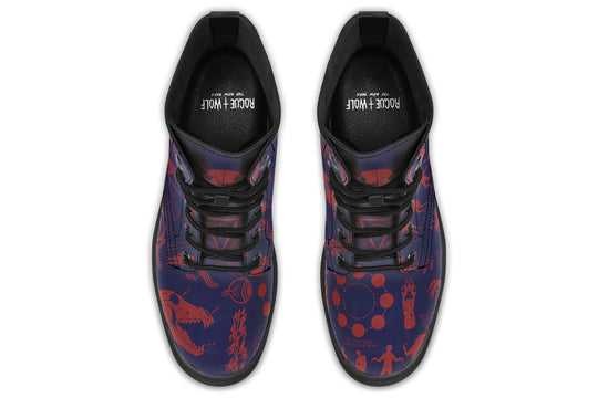 Scarlet Wolf Study Boots