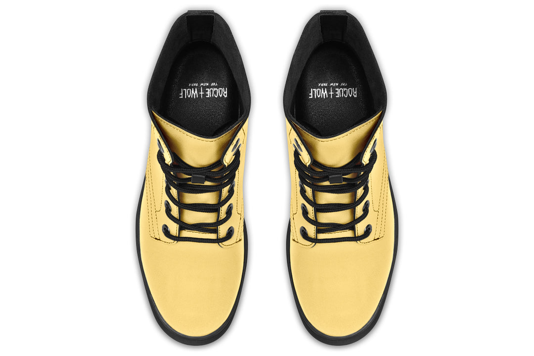 Soft Gold Boots
