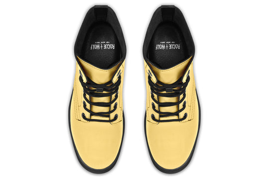 Soft Gold Boots