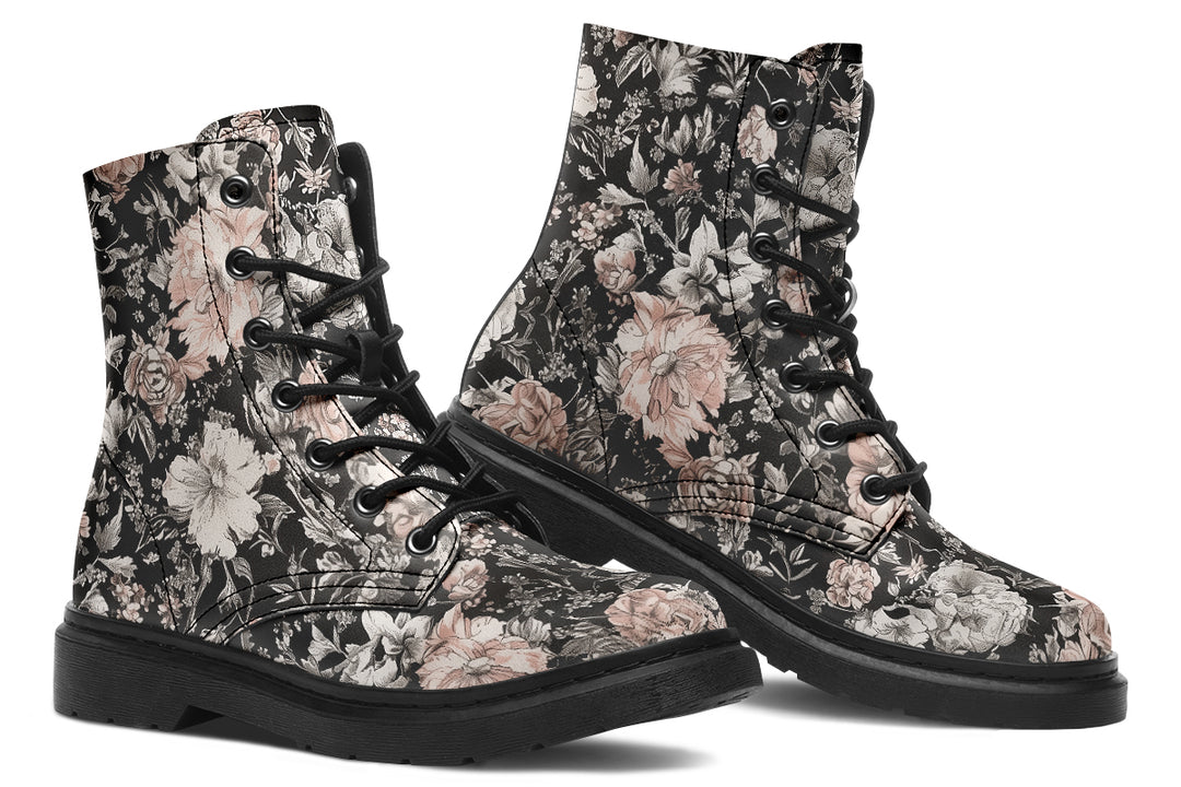 Vintage Peonies Boots