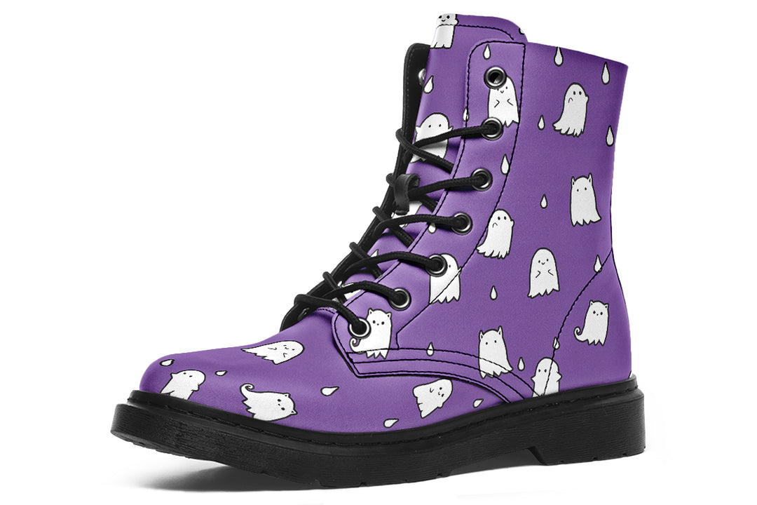 Violet Ghost Party Boots