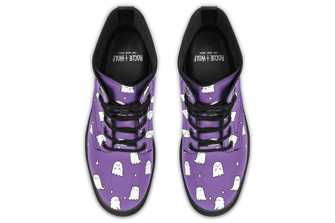 Violet Ghost Party Boots