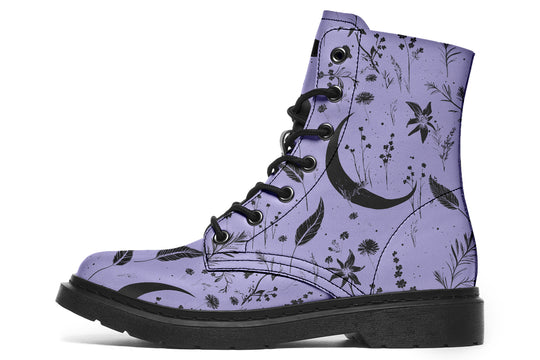 Violet Moonlit Botanica Boots