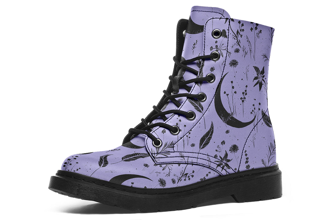 Violet Moonlit Botanica Boots