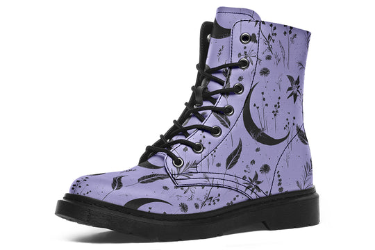 Violet Moonlit Botanica Boots