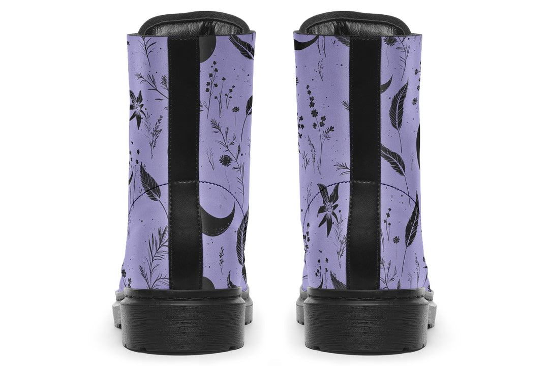 Violet Moonlit Botanica Boots
