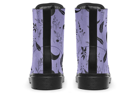 Violet Moonlit Botanica Boots