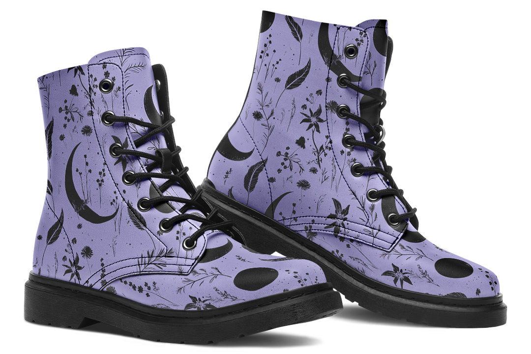 Violet Moonlit Botanica Boots