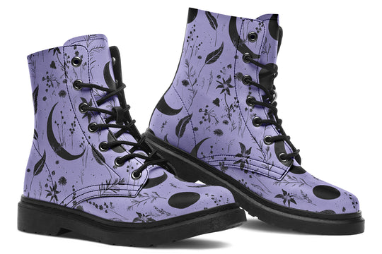 Violet Moonlit Botanica Boots