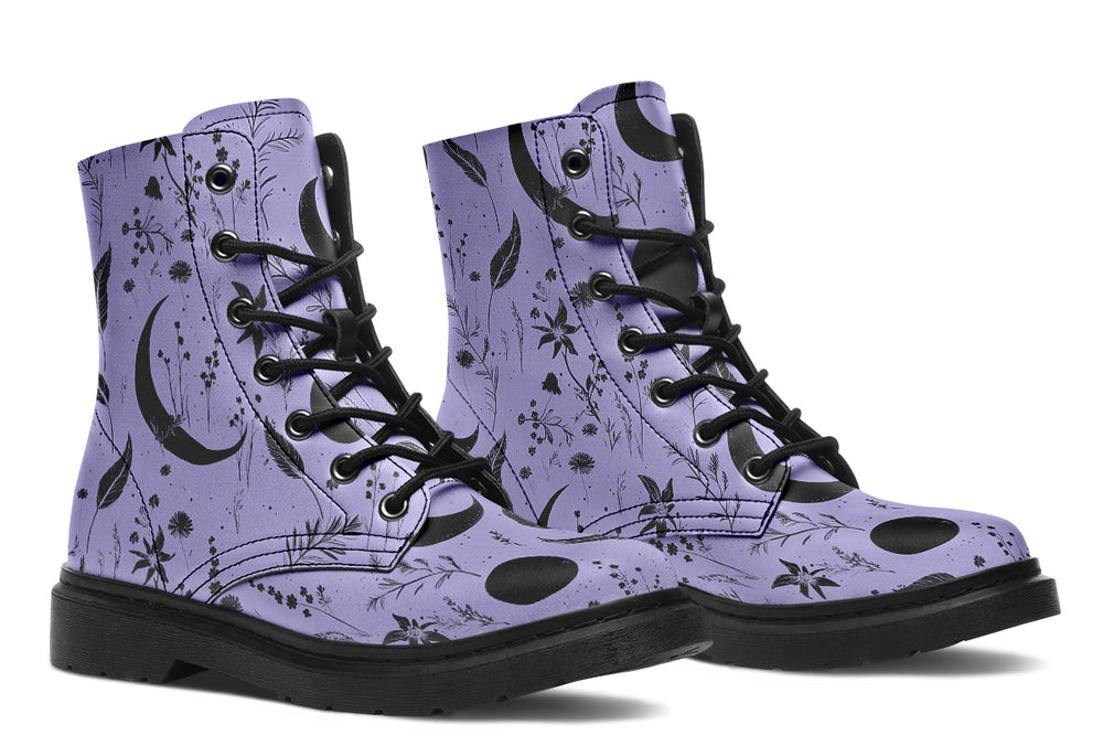Violet Moonlit Botanica Boots