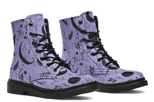 Violet Moonlit Botanica Boots