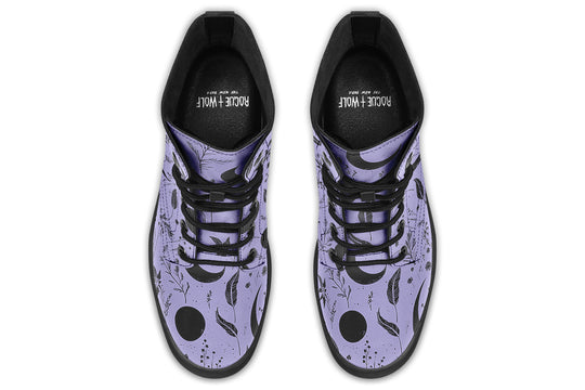 Violet Moonlit Botanica Boots