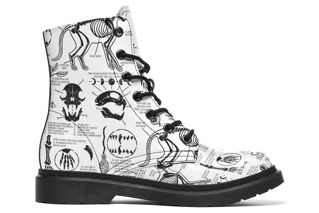 White Cat Study Boots