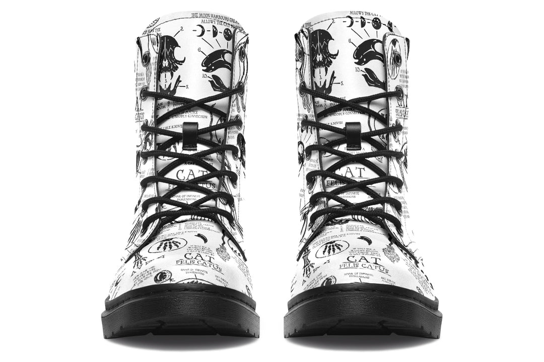 White Cat Study Boots