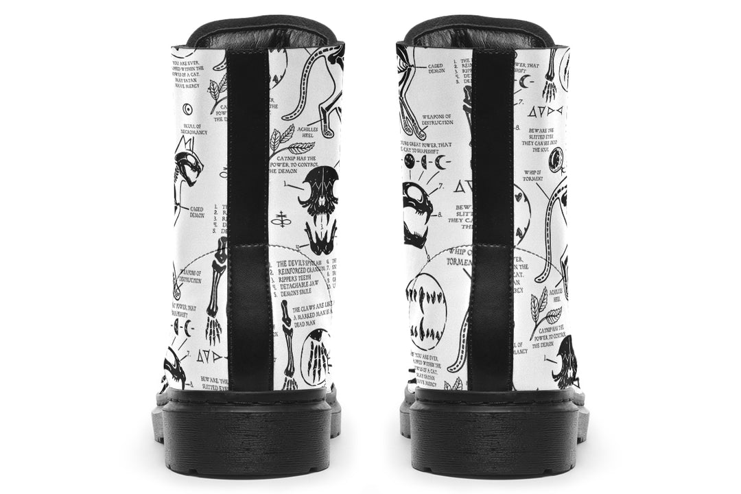 White Cat Study Boots
