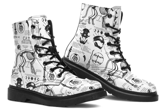 White Cat Study Boots