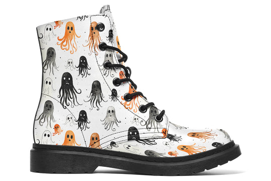 White Deep Haunting Boots