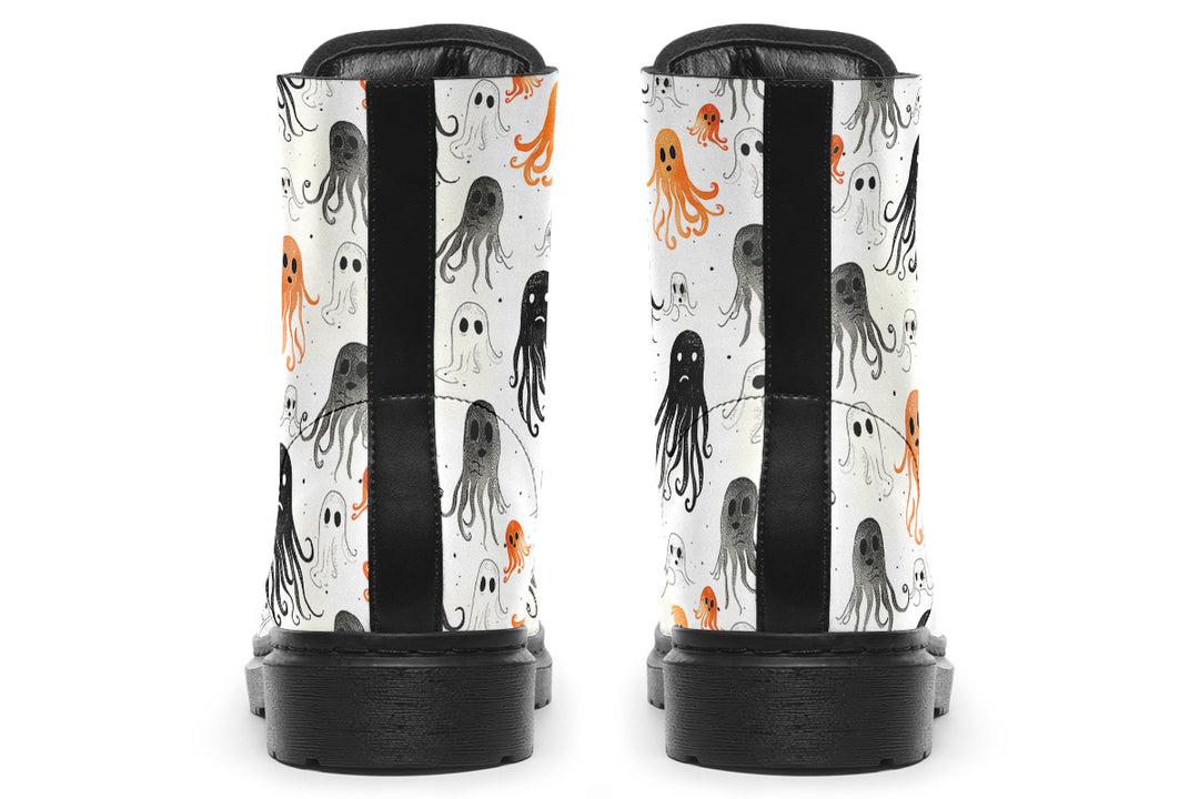 White Deep Haunting Boots