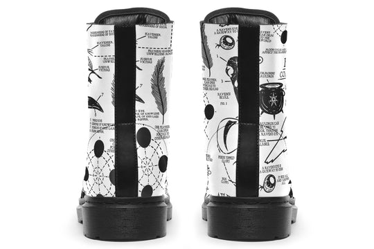 White Raven Study Boots
