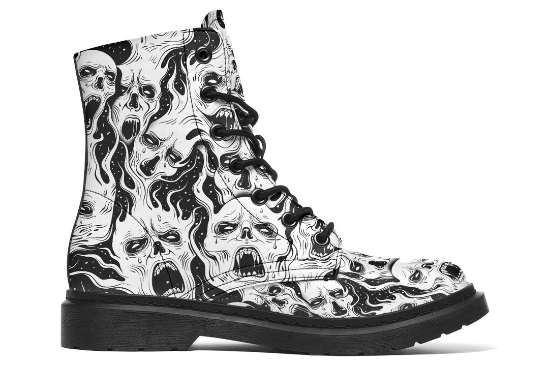 White Torment Boots