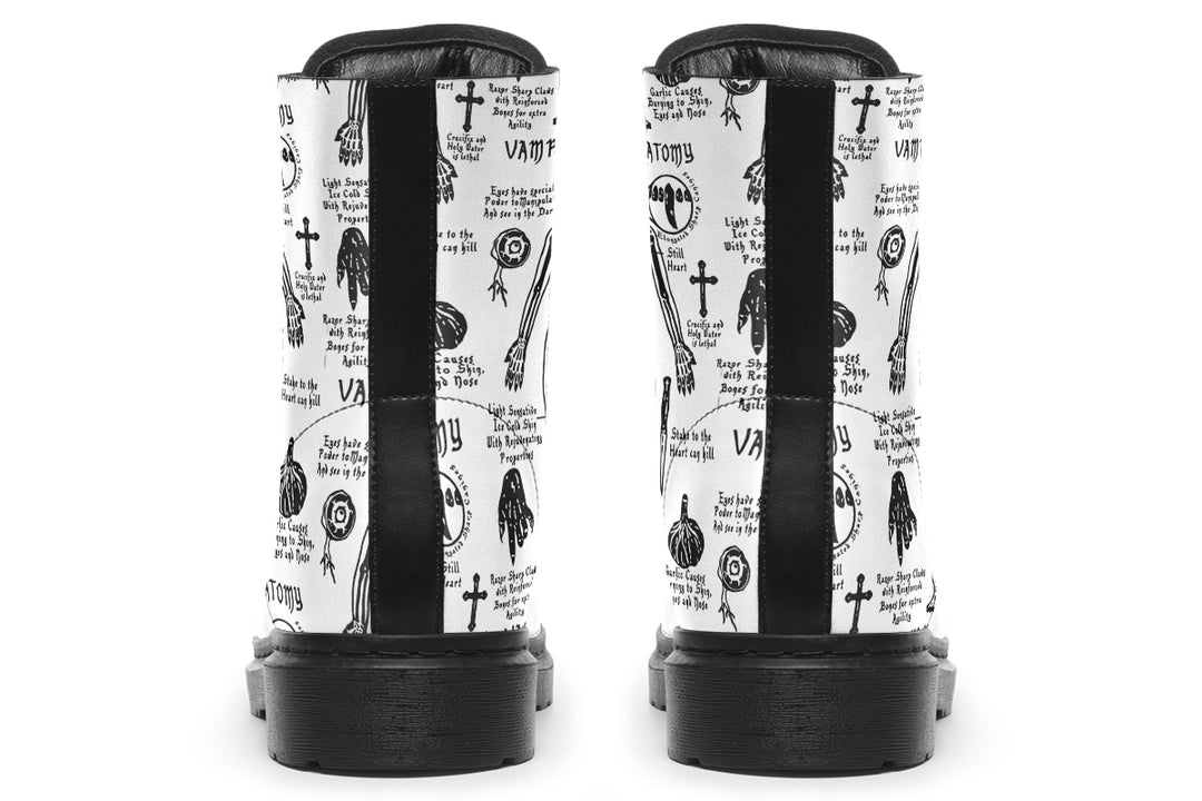 White Vampire Study Boots