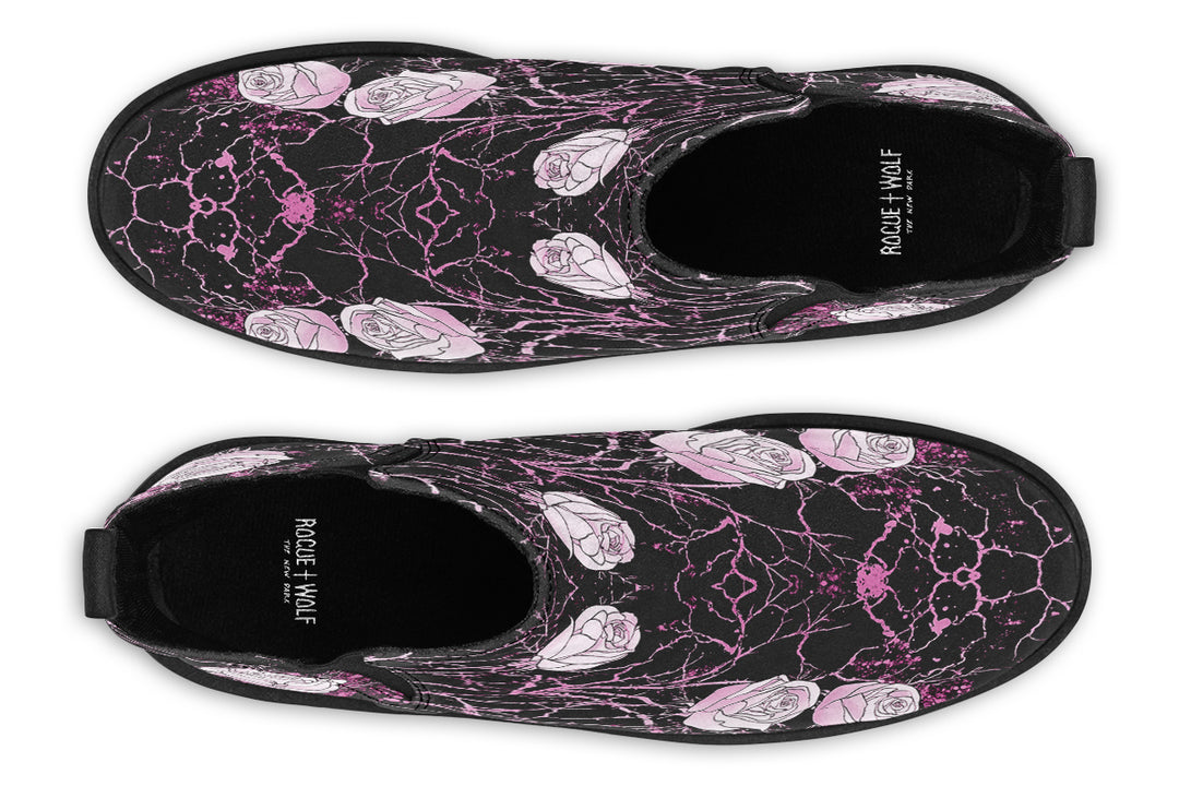 Amethyst Kintsugi Rose Chelsea Boots