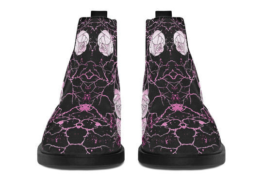 Amethyst Kintsugi Rose Chelsea Boots