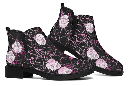 Amethyst Kintsugi Rose Chelsea Boots