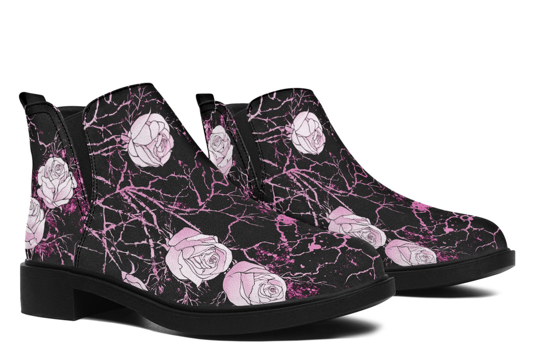 Amethyst Kintsugi Rose Chelsea Boots