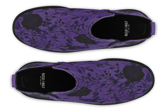 Amethyst Rose Romance Chelsea Boots